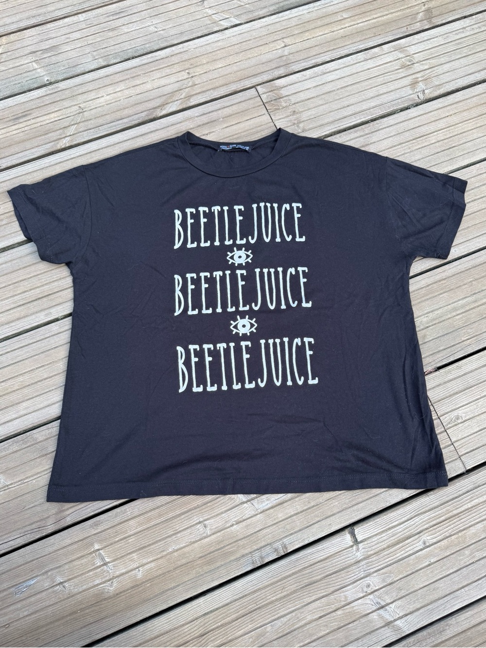 Beetlejuice Black Graphic Tee